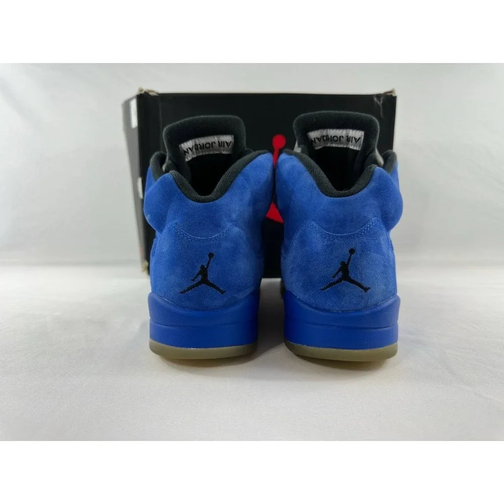 Nike Air Jordan 5 Retro 'Blue Suede' 2017 136027-401 Men's Size 12